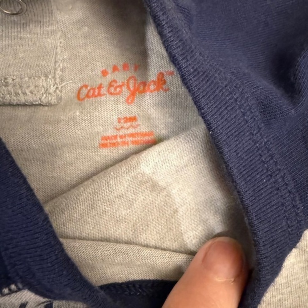 OshKosh B'gosh Genuine Baby Jeans 9M Plaid Cuff Lined‎ Unisex Denim - Picture 10 of 10